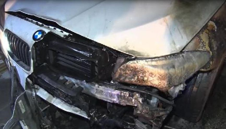 Ankarada lüks araç kundaklandı