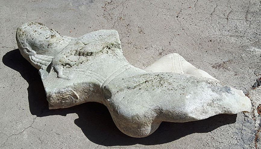 Denizde yüzerken buldu