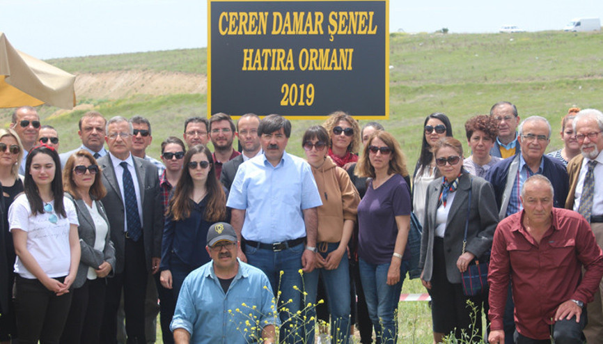 Akademisyen Şenel adına hatıra ormanı