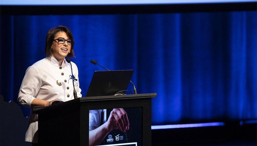 Mardinli şef Ebru Baybara Demir, projelerini İspanya’da anlattı