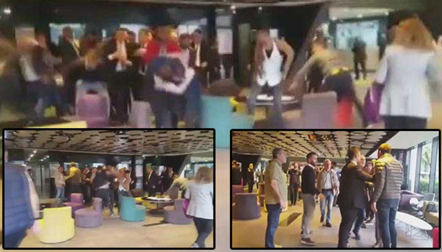 Haliç Üniversitesine baskın... Onlarca kişi güvenliklere vura vura rektörün odasına çıktı