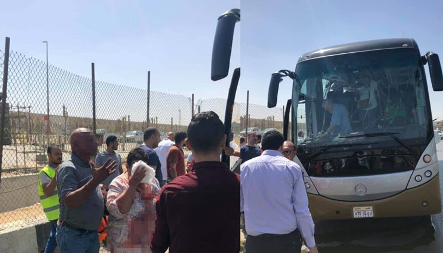 Son dakika... Mısırda turistleri taşıyan otobüste patlama Son dakika... Mısırda turistleri taşıyan otobüste patlama