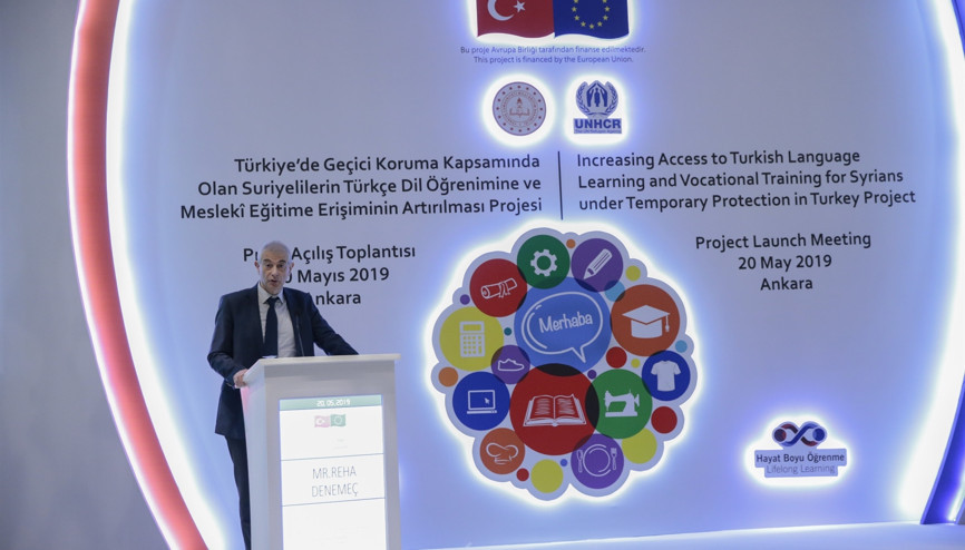 Suriyeli göçmenlere Türkçe ve mesleki eğitim desteği