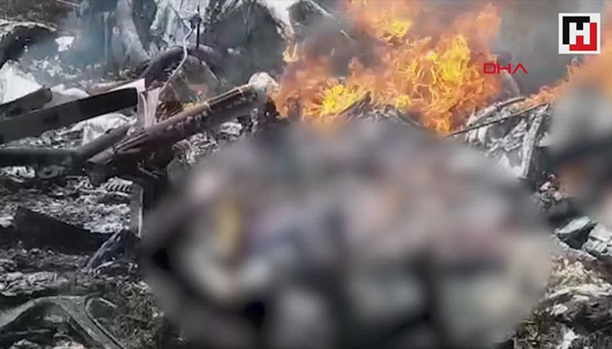 Dominikte helikopter düştü