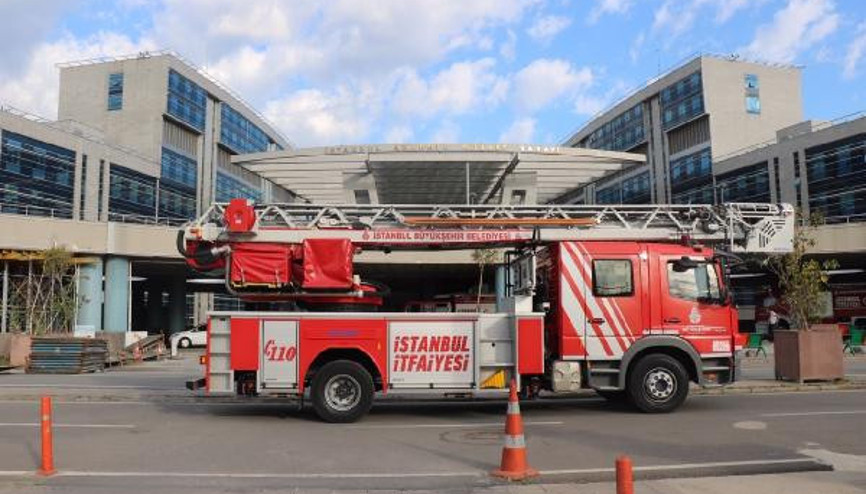 Kartaldaki Anadolu Adalet Sarayında yangın