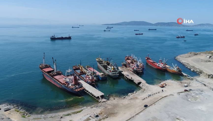 Marmara Denizinin hayalet gemileri görüntülendi