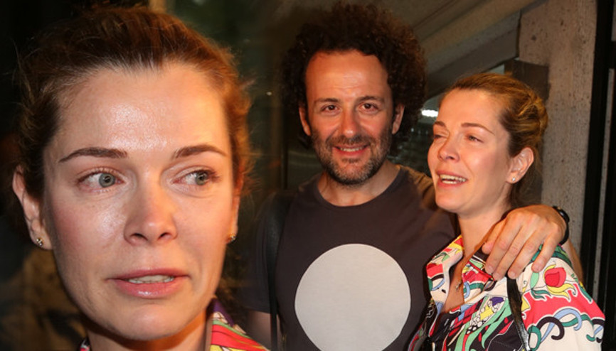 Ünlü oyuncu gözyaşlarına boğuldu