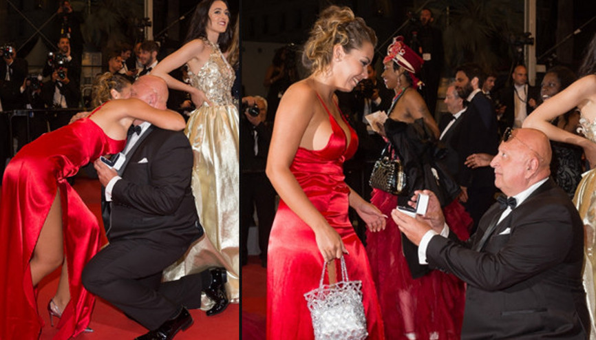 Gördünüz mü, bana evlenme teklif etti