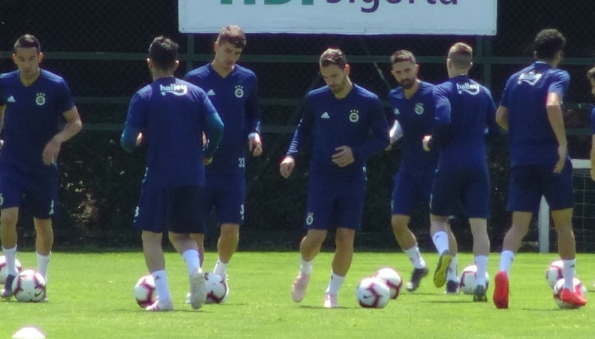 Fenerbahçede Soldado antremana çıktı