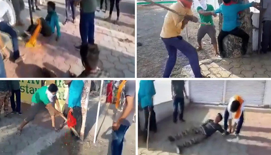 Müslümanları ölümüne darp ettiler