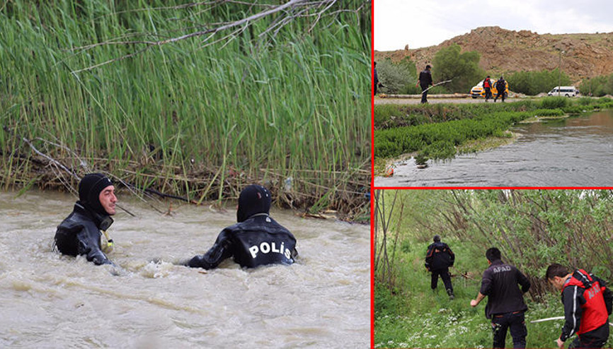 Çaya düşen lise birincisi Murat, kayboldu