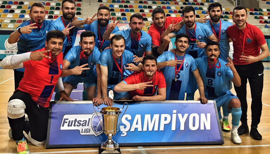 Futsalın şampiyonu Gazi