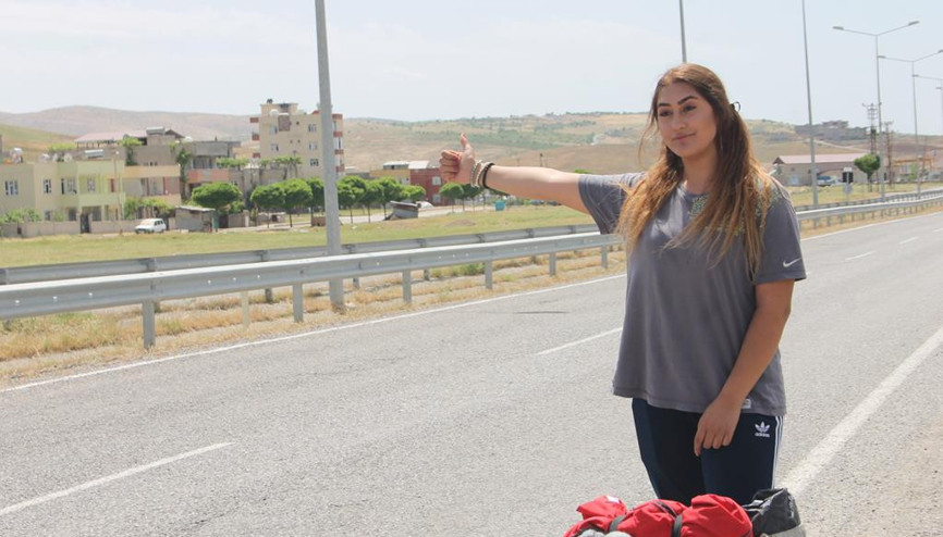 Otostopla Türkiye turunda 80’inci durak Siirt