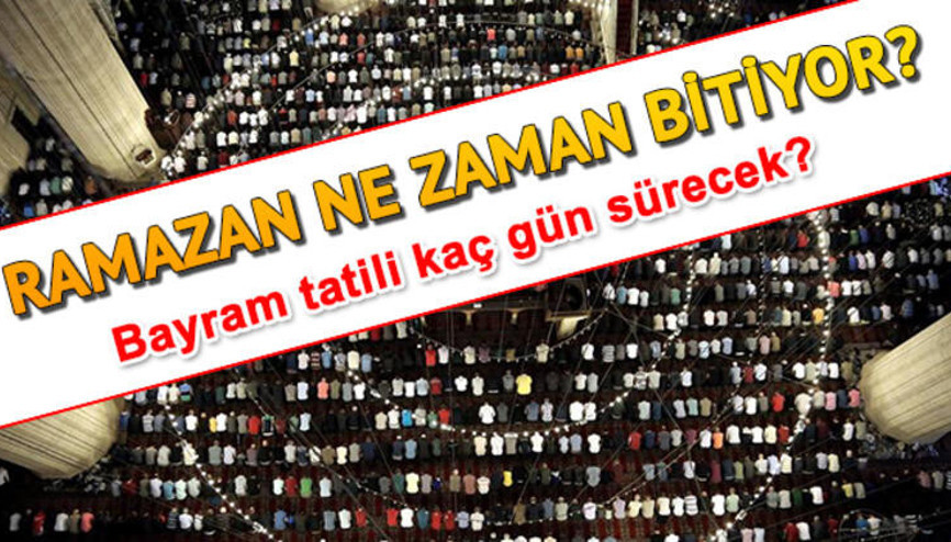 Cuma günü okullar tatil mi Bayram tatili ne zaman bitiyor