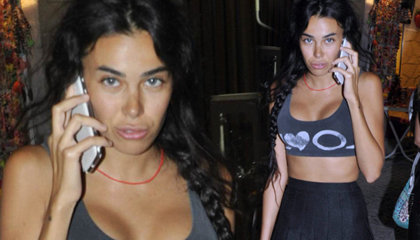 Asena Atalaya sokak ortasında şok