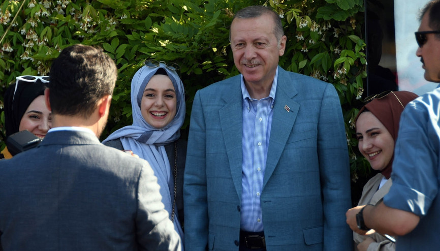 Cumhurbaşkanı Erdoğana yoğun ilgi