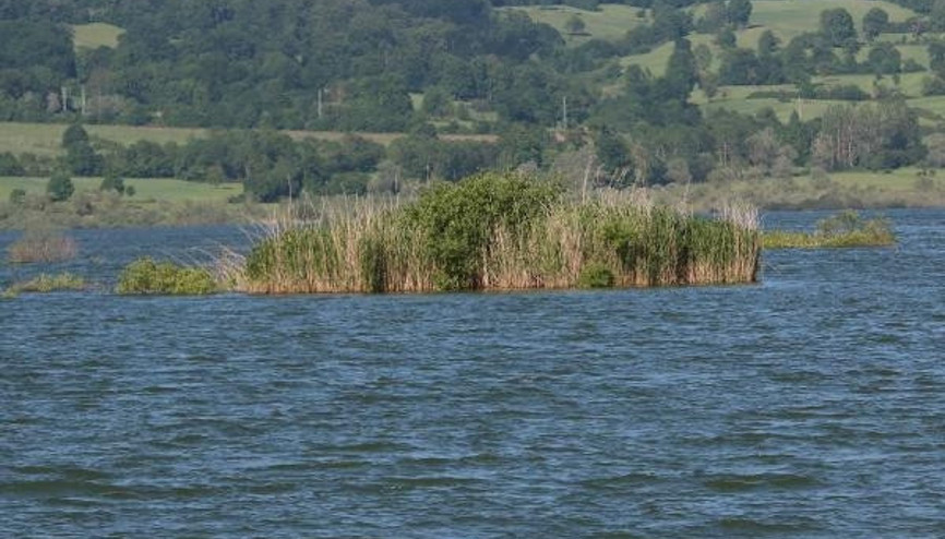 Yüzen adalar, su altında kaldı