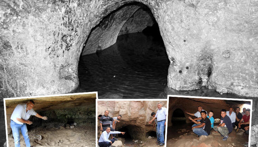 Evleri su basınca 5 kilometrelik yeraltı şehri ortaya çıktı