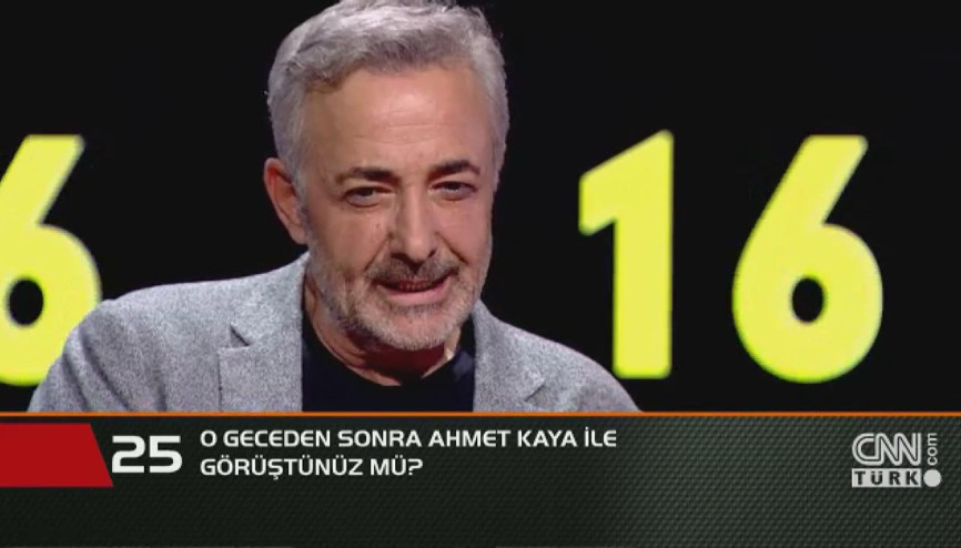 O geceden sonra Ahmet Kaya ile görüştünüz mü