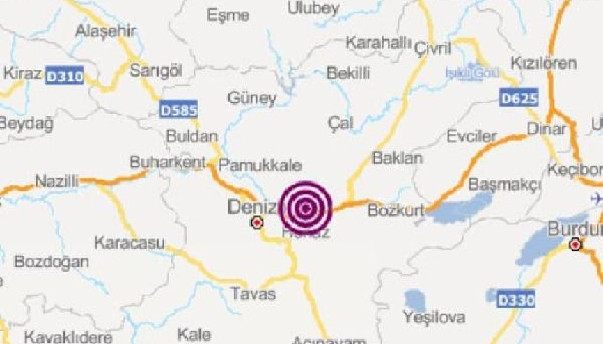 Honazda 3.3 büyüklüğünde deprem Honazda 3.3 büyüklüğünde deprem