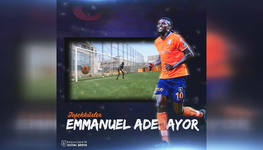 Medipol Başakşehir Adebayora veda etti