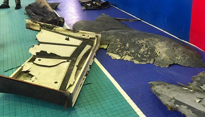 İran düşürdüğü ABDye ait İHAnın enkazını sergiledi