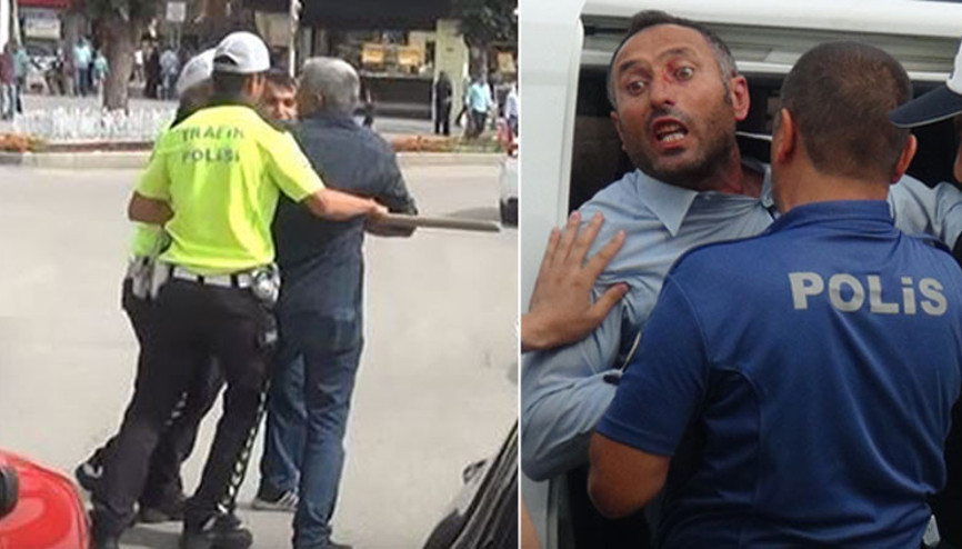 Ortalık bir anda karıştı Kazma ile saldırdı