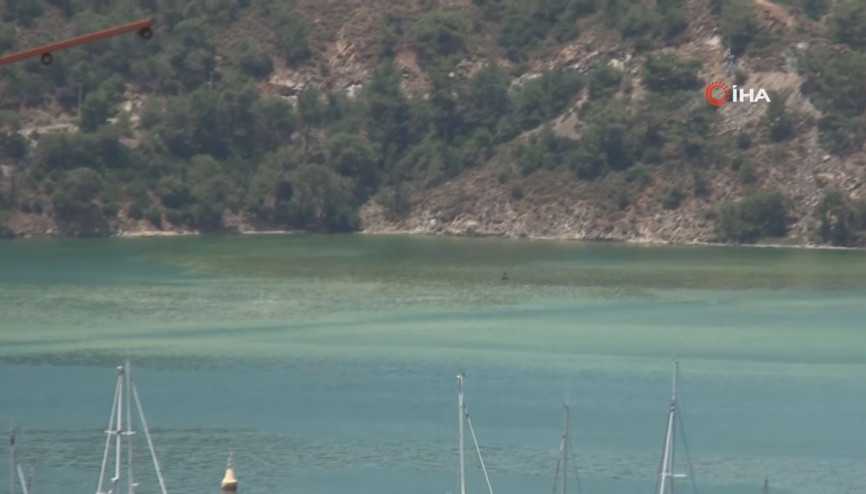 Fethiye Körfezinde sarı ve yeşil alarm