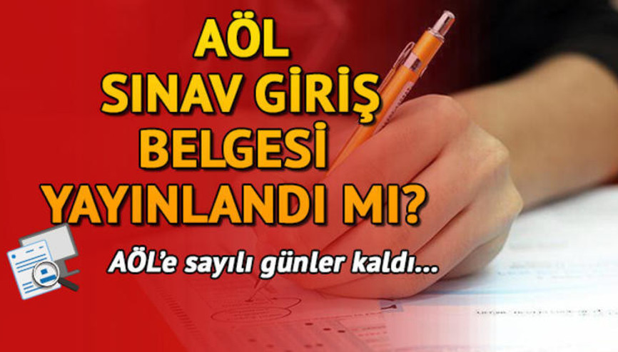 AÖL 3. Dönem sınavı ne zaman Sınav yerleri ne zaman belli olacak