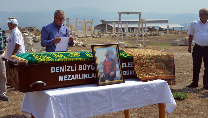 Ünlü iş adamına Laodikya Antik Kenti’nde cenaze töreni
