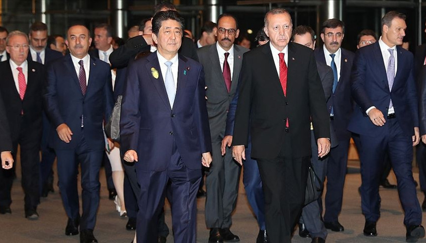 Cumhurbaşkanı Erdoğan Japonya Başbakanı Abe ile görüştü