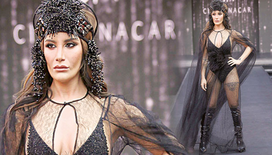 İrem podyumda