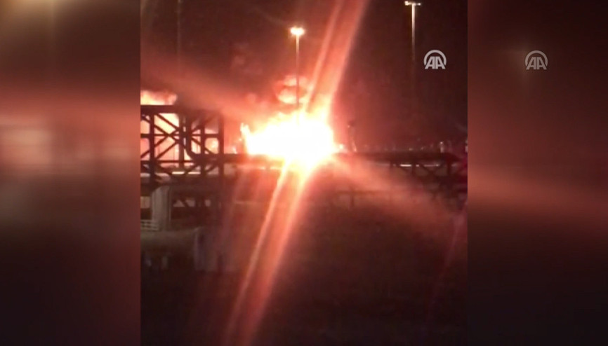 Tanker blast leaves 1 dead, 16 injured