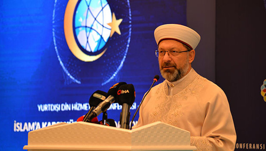 Diyanet İşleri Başkanı Yurt Dışı Din Hizmetleri Konferansında konuştu: ‘’İslamofobi endüstrisinin kirli yüzü ifşa edilmeli’’ Diyanet İşleri Başkanı Yurt Dışı Din Hizmetleri Konferansında konuştu: ‘’İslamofobi endüstrisinin kirli yüzü ifşa edilmeli’’
