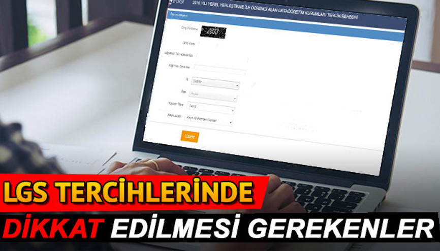 LGS tercihleri nasıl yapılır E Okul girişi ile lise tercih ekranı