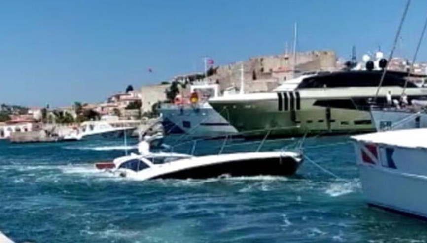 Batığa çarpıp, su alan yatın kaptanı ve 5 kişiyi Sahil Güvenlik kurtardı