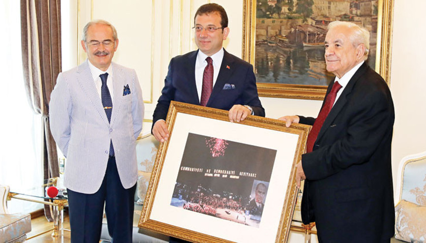 İmamoğlu’na tebrik ziyareti