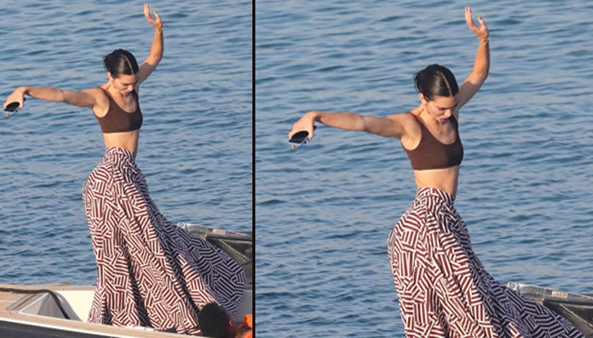 Ayaklarınla denizi kirlettin