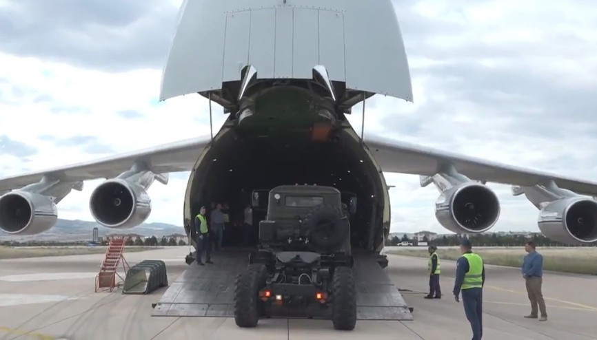 S-400 teslimatından ilk görüntüler