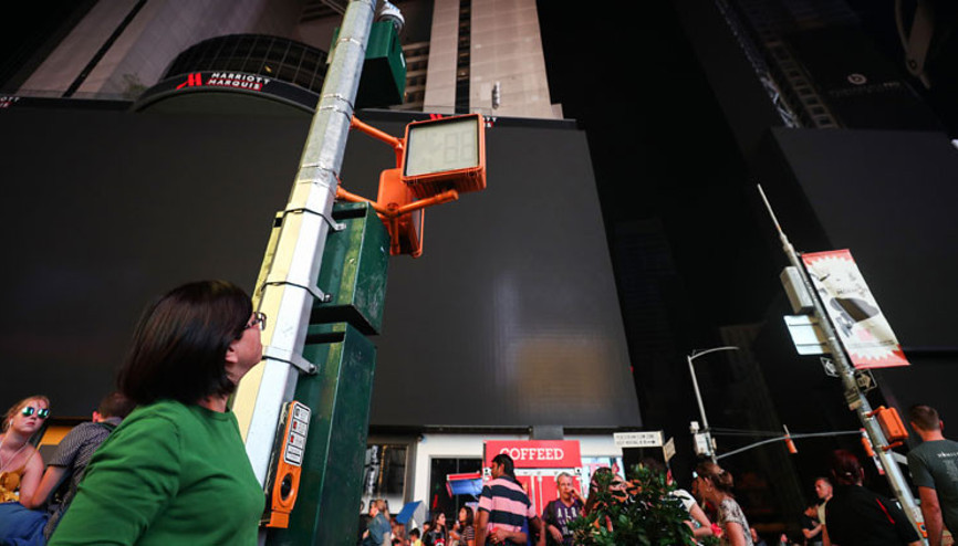 New Yorkta alışılmadık görüntü