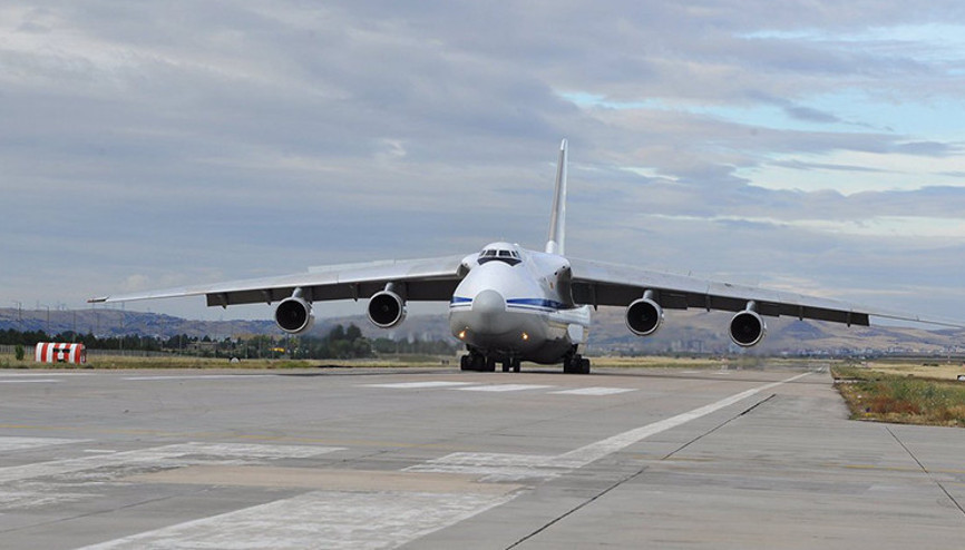 S-400 sevkiyatı kapsamında 11inci uçak Mürtede indi