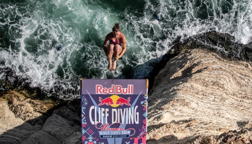 Red Bull Cliff Diving’de şampiyonlar geleneği Lübnan’da da bozmadı