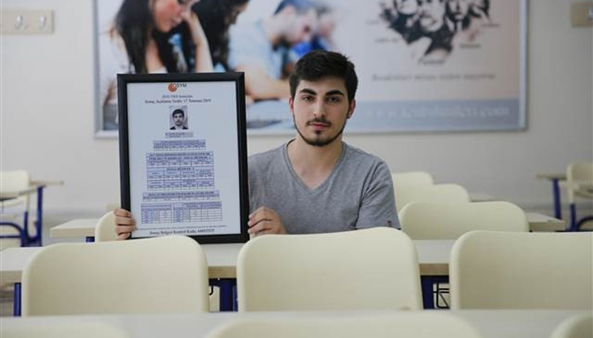 YKS birincisi açıklama yaptı: Diplomat olmak istiyorum YKS birincisi açıklama yaptı: Diplomat olmak istiyorum