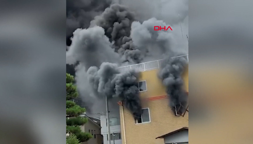 Japonyada animasyon stüdyosunda yangın: 1 ölü, 35 yaralı