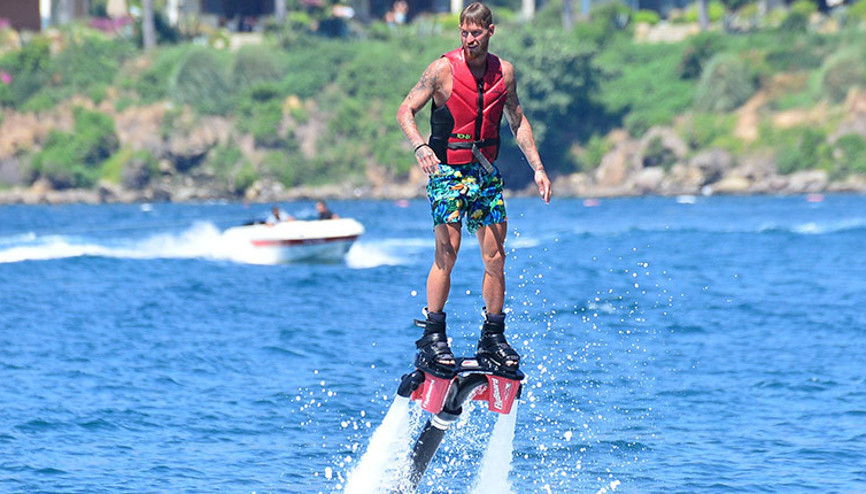 Ömer Şişmanoğlu Bodrumda stres attı