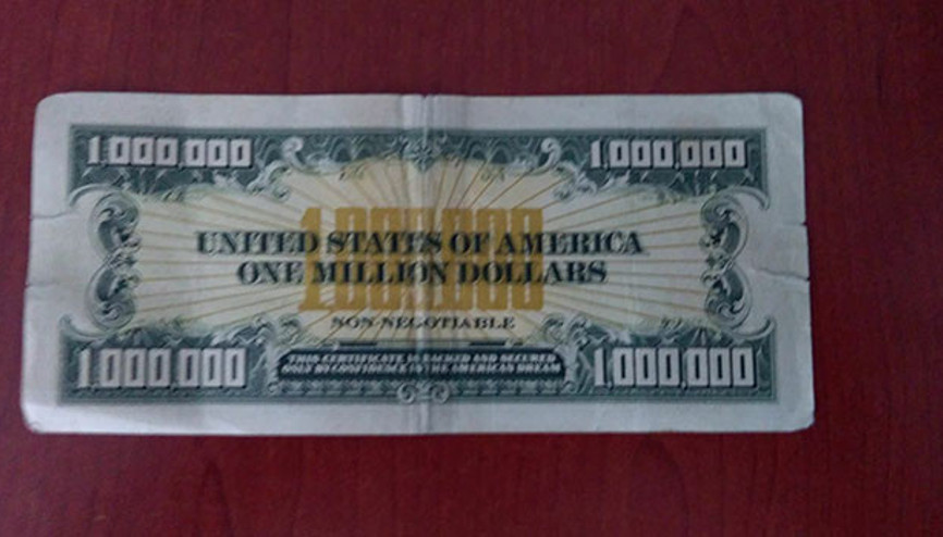 Sahte mi gerçek mi 1 milyon dolarlık banknot ele geçirildi