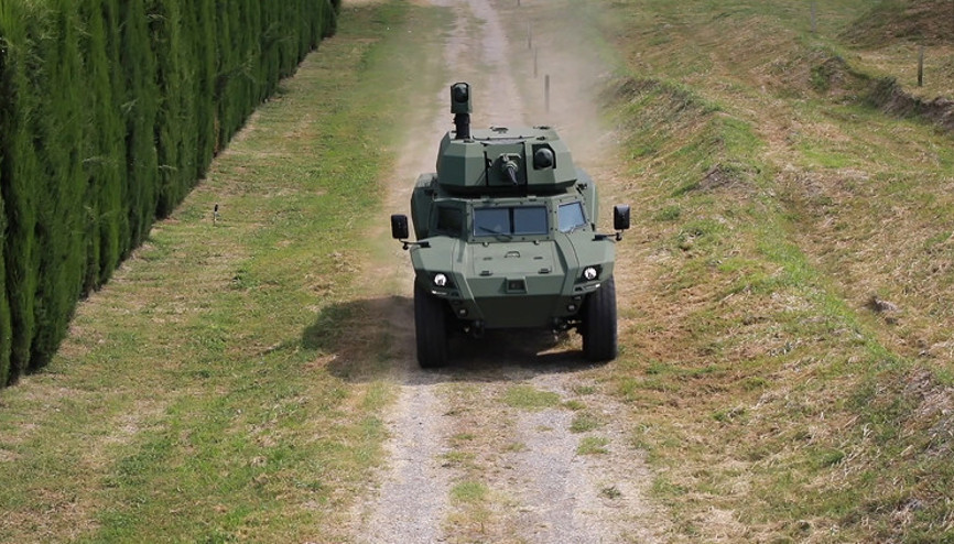 Türkiyenin elektrikli zırhlısı ilk kez araziye çıktı