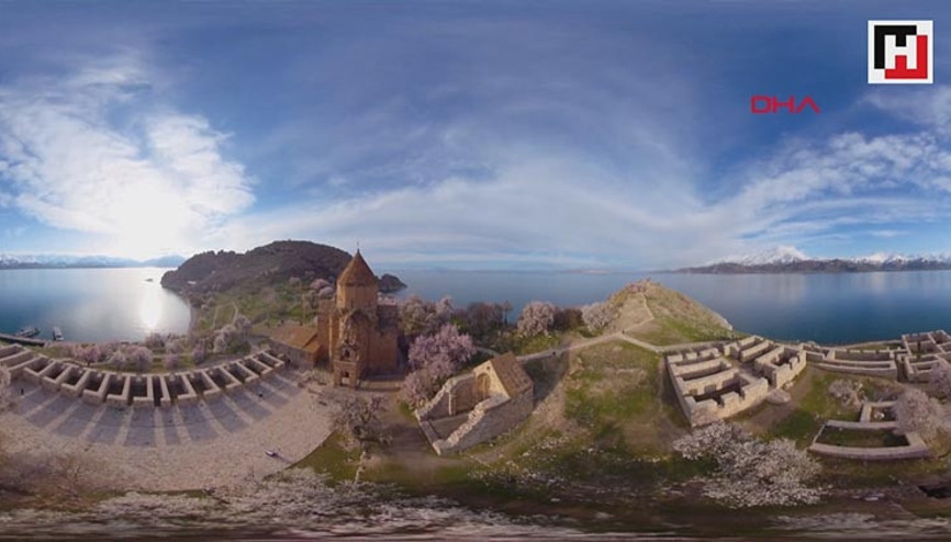 Bin yıllık Akdamar Kilisesinde 360 derece Sanal Tur