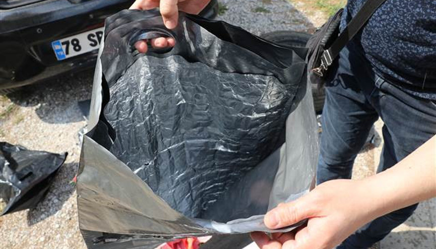 Alüminyum folyo ve sütyen düzenekli hırsızlık