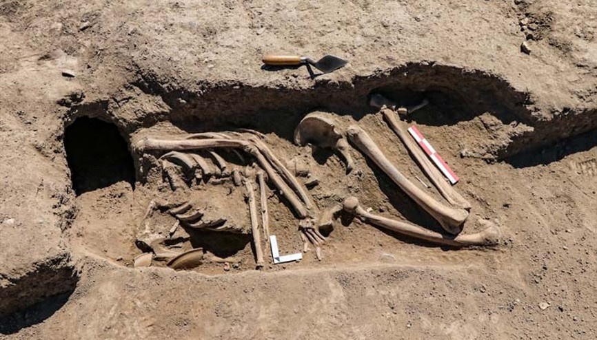Kafatası olmayan 2 bin 700 yılık iskelet araştırılıyor Kafatası olmayan 2 bin 700 yılık iskelet araştırılıyor
